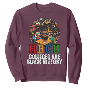HBCU Colleges Are Black History Sweatshirt African Education TS02 Maroon Print Your Wear