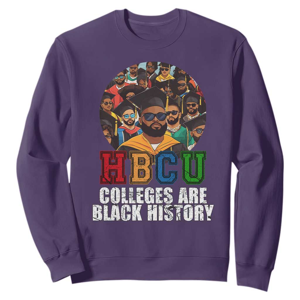 HBCU Colleges Are Black History Sweatshirt African Education TS02 Purple Print Your Wear