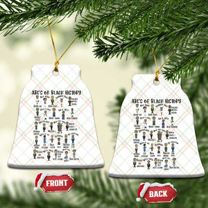 ABCs of Black History Month Ceramic Ornament Black Excellence Pride TS02 Print Your Wear