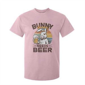 Some Bunny Needs Beer Funny Easter Drinking Humor T Shirt For Kid Retro Rabbit Beer Lover Gift TS02 Light Pink Print Your Wear