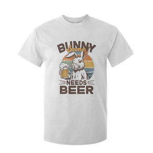Some Bunny Needs Beer Funny Easter Drinking Humor T Shirt For Kid Retro Rabbit Beer Lover Gift TS02 White Print Your Wear