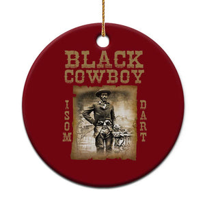Isom Dart Ceramic Ornament Black Cowboy Western Legend Vintage TS02 1pc Red Print Your Wear