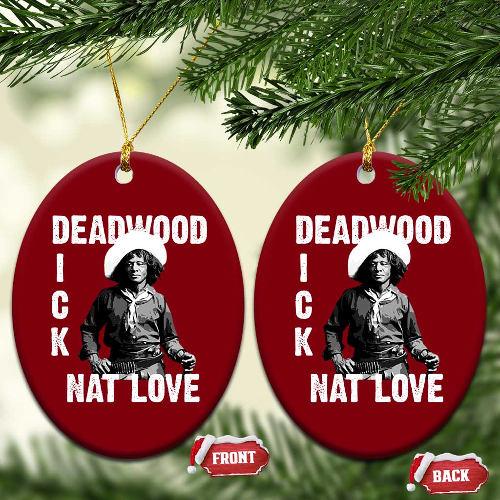 Nat Love Ceramic Ornament Deadwood Dick Black Cowboy Western Legend Vintage TS02 Print Your Wear