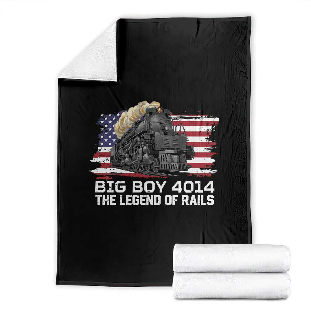 Vintage American Steam Train Throw Blanket Legend of the Rails Heritage Pride TS02 Black Print Your Wear