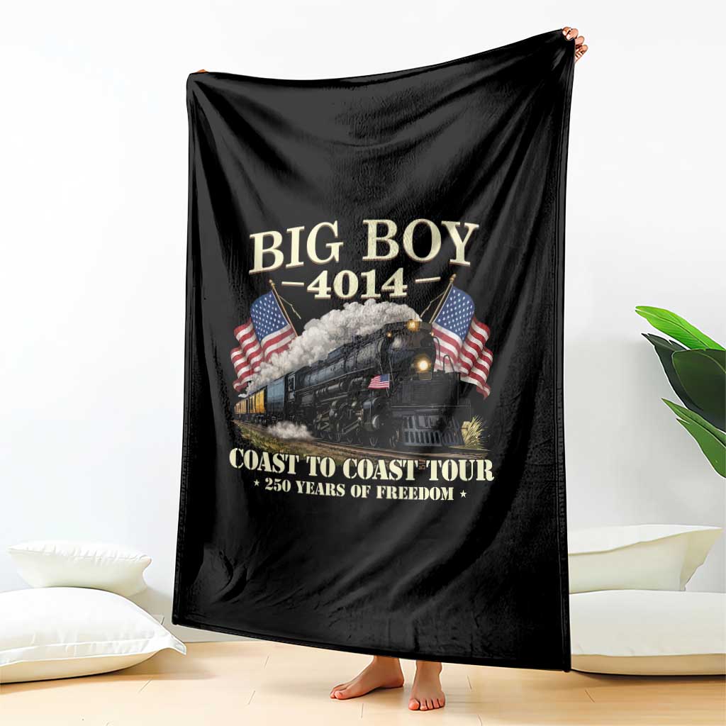 Patriotic Freedom Express Coast to Coast Throw Blanket Steam Train Legend Heritage Pride TS02 Print Your Wear