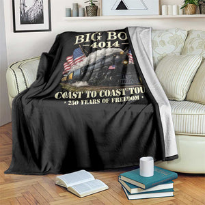 Patriotic Freedom Express Coast to Coast Throw Blanket Steam Train Legend Heritage Pride TS02 Print Your Wear