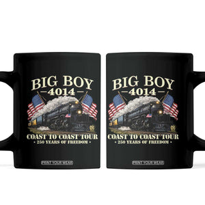 Patriotic Freedom Express Coast to Coast Coffee Mug Steam Train Legend Heritage Pride TS02 Black Print Your Wear