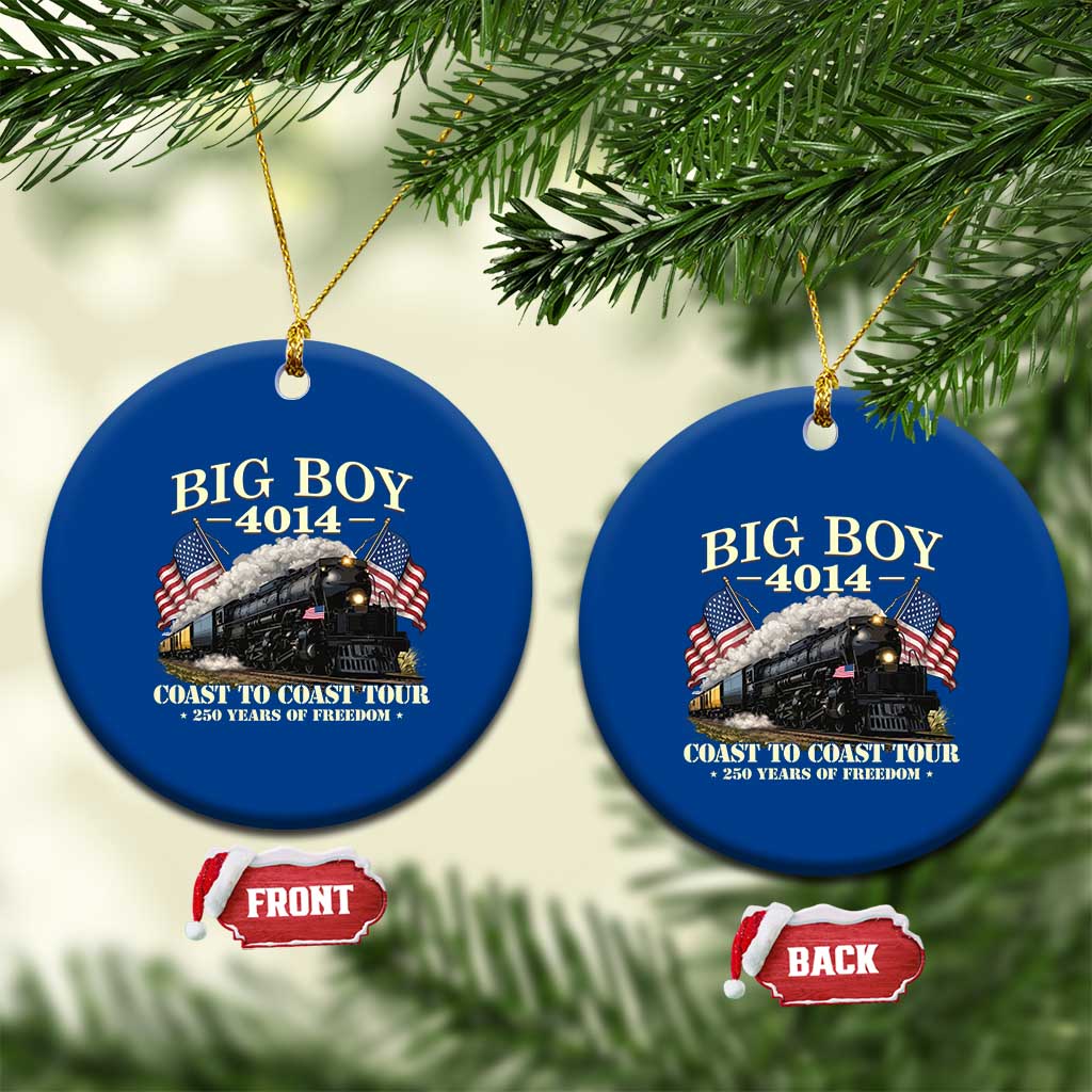 Patriotic Freedom Express Coast to Coast Ceramic Ornament Steam Train Legend Heritage Pride TS02 1pc Blue Print Your Wear