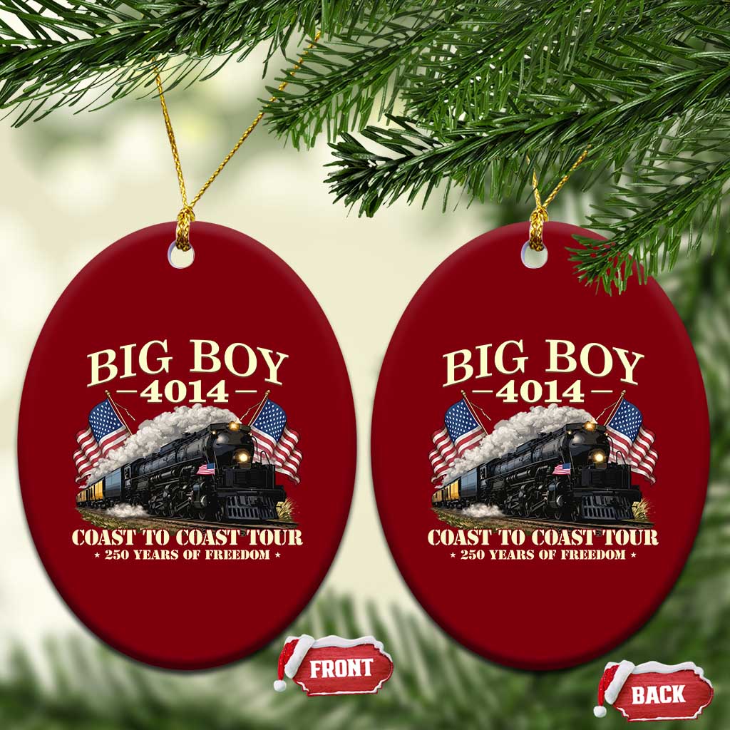 Patriotic Freedom Express Coast to Coast Ceramic Ornament Steam Train Legend Heritage Pride TS02 Print Your Wear