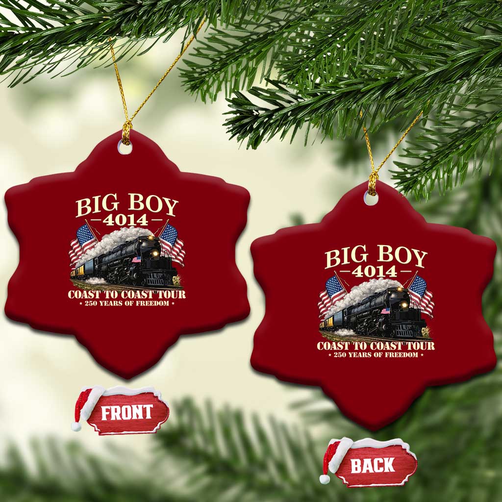 Patriotic Freedom Express Coast to Coast Ceramic Ornament Steam Train Legend Heritage Pride TS02 Print Your Wear
