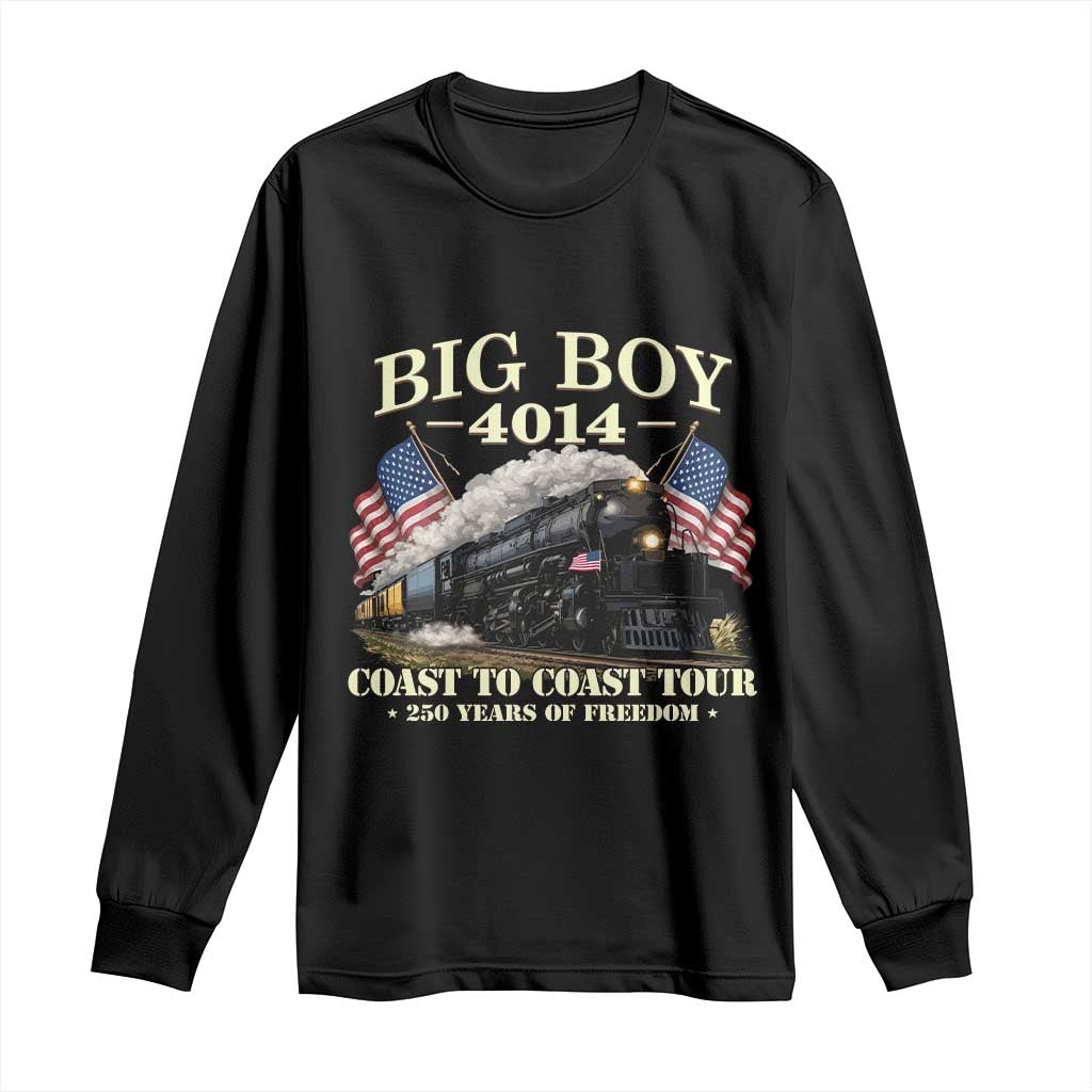 Patriotic Freedom Express Coast to Coast Long Sleeve Shirt Steam Train Legend Heritage Pride TS02 Black Print Your Wear