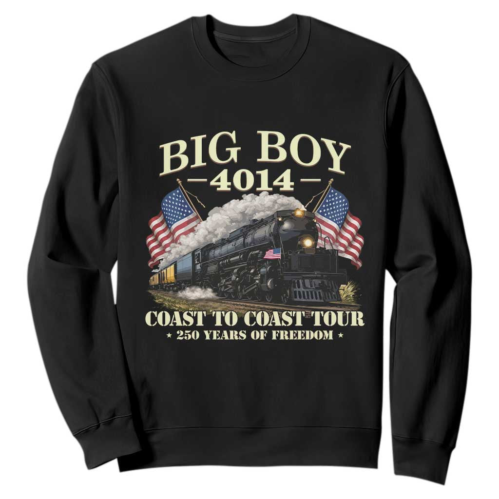 Patriotic Freedom Express Coast to Coast Sweatshirt Steam Train Legend Heritage Pride TS02 Black Print Your Wear