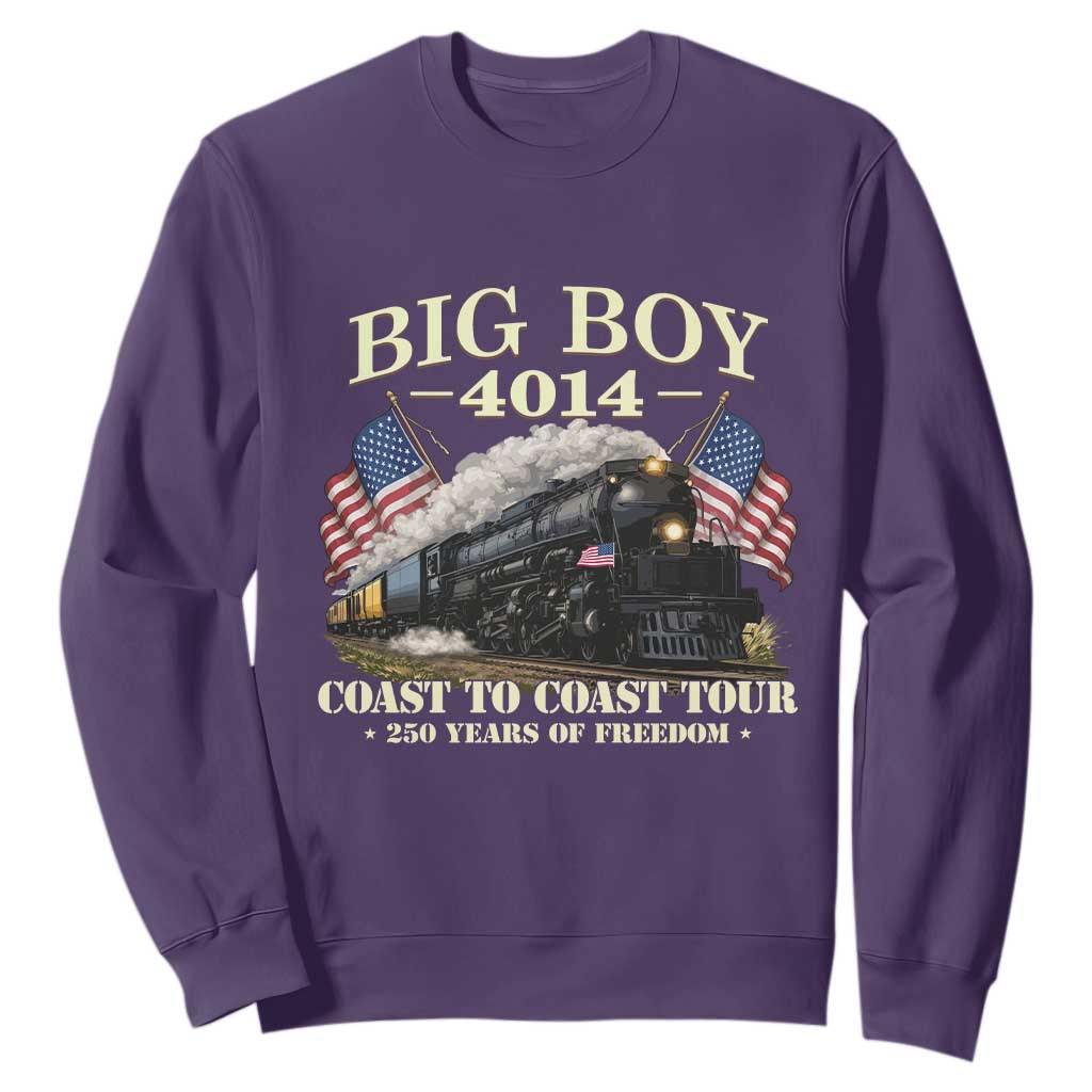 Patriotic Freedom Express Coast to Coast Sweatshirt Steam Train Legend Heritage Pride TS02 Purple Print Your Wear