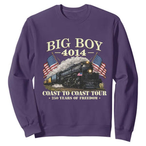 Patriotic Freedom Express Coast to Coast Sweatshirt Steam Train Legend Heritage Pride TS02 Purple Print Your Wear