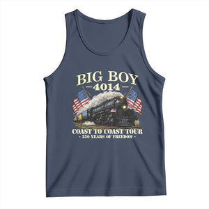 Patriotic Freedom Express Coast to Coast Tank Top Steam Train Legend Heritage Pride TS02 Navy Print Your Wear