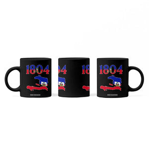 1804 Haiti Map and Flag Coffee Mug Haitian Heritage Pride Graphic TS02 Print Your Wear