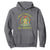 Cottagecore Aesthetic Frog Hoodie Don't Worry Be Hoppy Meditating TS02 Charcoal Print Your Wear