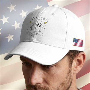 Cute Doodle Starry Jimothy the Raccoon Graphic Baseball Cap Viral Seattle Trash Panda TS02 Print Your Wear