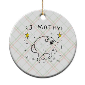 Cute Doodle Starry Jimothy the Raccoon Graphic Ceramic Ornament Viral Seattle Trash Panda TS02 1pc Christmas Plaid Print Your Wear
