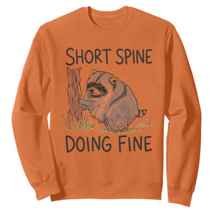 Jimothy Short Spine Doing Fine Inspirational Sweatshirt Viral Seattle Raccoon Crayon Drawing Graphic TS02 Orange Print Your Wear