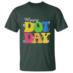 Happy Dot Day T Shirt Colorful Polka Dot TS02 Dark Forest Green Print Your Wear