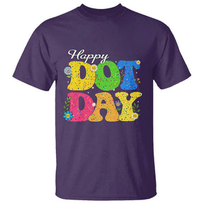 Happy Dot Day T Shirt Colorful Polka Dot TS02 Purple Print Your Wear