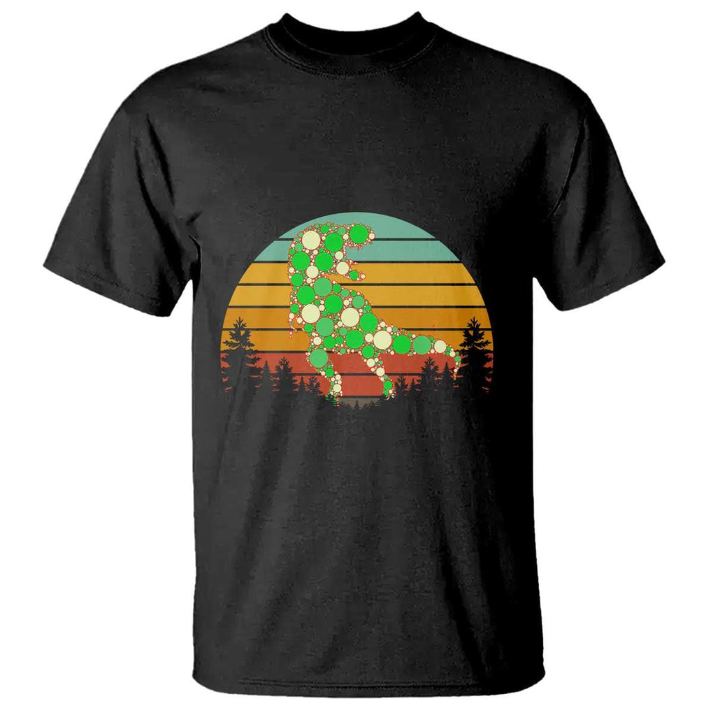 Dot Day T Shirt Polka Dot Dinosaur Lover Retro International TS02 Black Print Your Wear