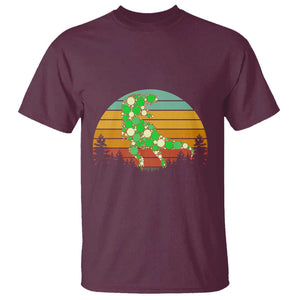 Dot Day T Shirt Polka Dot Dinosaur Lover Retro International TS02 Maroon Print Your Wear