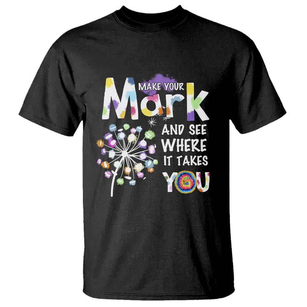 Dot Day T Shirt Polka Dot Make Mark It Takes You International TS02 Black Print Your Wear