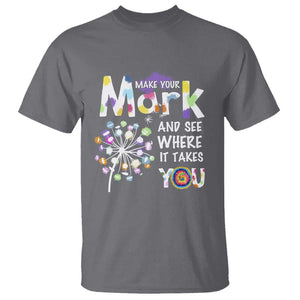 Dot Day T Shirt Polka Dot Make Mark It Takes You International TS02 Charcoal Print Your Wear