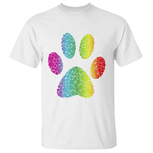 Dot Day T Shirt Polka Dot Dog Paw Dog Lover International TS02 White Print Your Wear