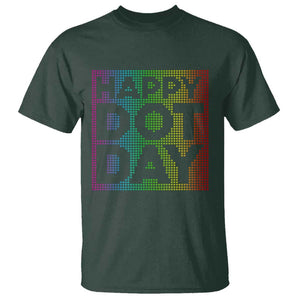 Dot Day T Shirt Colorful Polka Dot Happy TS02 Dark Forest Green Print Your Wear