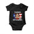 Afro Puerto Rico Hispanic Heritage Baby Onesie Taino African Spanish Roots TS02 Black Print Your Wear