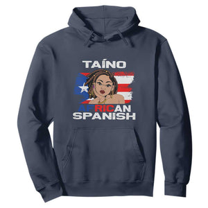 Puerto Rico Hispanic Heritage Hoodie Taino African Spanish Roots TS02 Navy Printyourwear