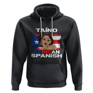 Puerto Rico Hispanic Heritage Hoodie Taino African Spanish Roots TS02 Black Printyourwear