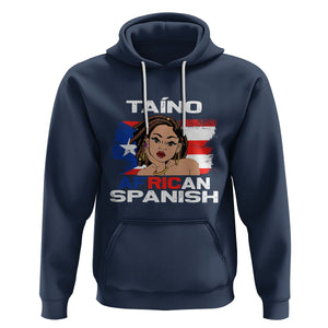 Puerto Rico Hispanic Heritage Hoodie Taino African Spanish Roots TS02 Navy Printyourwear