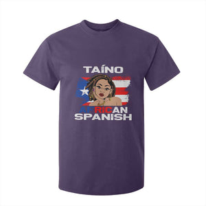 Afro Puerto Rico Hispanic Heritage T Shirt For Kid Taino African Spanish Roots TS02 Purple Print Your Wear