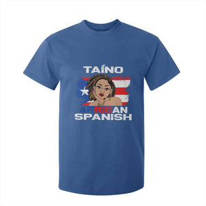 Afro Puerto Rico Hispanic Heritage T Shirt For Kid Taino African Spanish Roots TS02 Royal Blue Print Your Wear