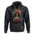 Hispanic Heritage Month Hoodie Proud Hispanic Woman Latino TS02 Black Printyourwear