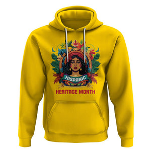 Hispanic Heritage Month Hoodie Proud Hispanic Woman Latino TS02 Daisy Printyourwear