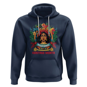 Hispanic Heritage Month Hoodie Proud Hispanic Woman Latino TS02 Navy Printyourwear