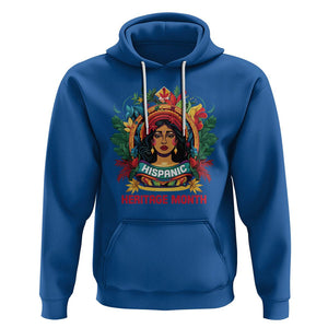 Hispanic Heritage Month Hoodie Proud Hispanic Woman Latino TS02 Royal Blue Printyourwear