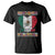 Hispanic Mexican Heritage T Shirt Mexico Flag Latina Pride TS02 Black Printyourwear