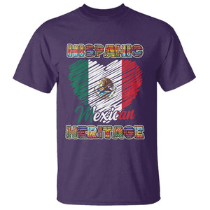 Hispanic Mexican Heritage T Shirt Mexico Flag Latina Pride TS02 Purple Printyourwear