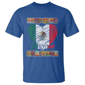 Hispanic Mexican Heritage T Shirt Mexico Flag Latina Pride TS02 Royal Blue Printyourwear