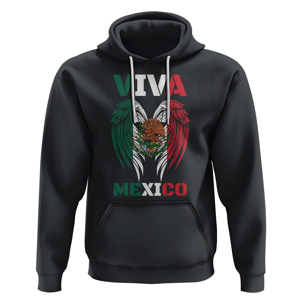 Hispanic Heritage Month Mexico Hoodie Viva Mexico Mexican Flag TS02 Black Printyourwear