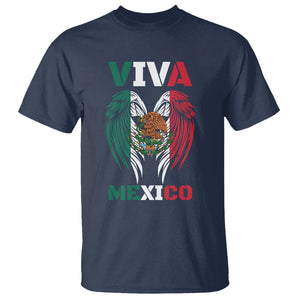 Hispanic Heritage Month Mexico T Shirt Viva Mexico Mexican Flag TS02 Navy Printyourwear