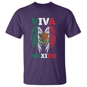 Hispanic Heritage Month Mexico T Shirt Viva Mexico Mexican Flag TS02 Purple Printyourwear