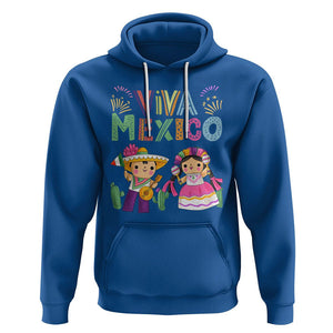 Hispanic Heritage Month Mexico Hoodie Viva Mexico Cute Kids Mexican TS02 Royal Blue Printyourwear