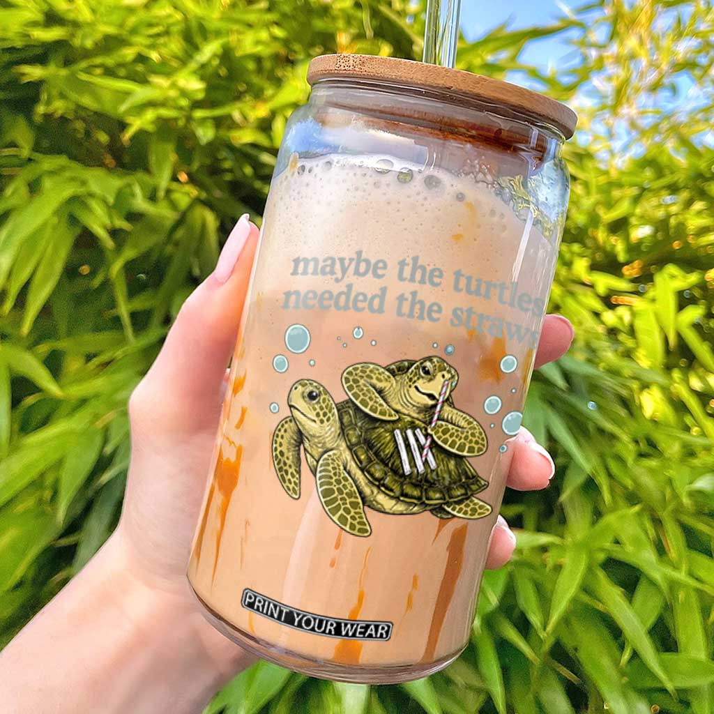 Maybe The Turtles Needed The Straws Dark Humor Glass Can Funny Sea Turtle Meme Party Parody